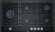 Газовая варочная поверхность Bosch PRS9A6D70M черный
