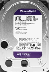 Жесткий диск WD SATA-III 3TB WD33PURZ Surveillance Purple (5400rpm) 256Mb 3.5" Жесткий диск WD SATA-III 3TB WD33PURZ Surveillance Purple (5400rpm) 256Mb 3.5"