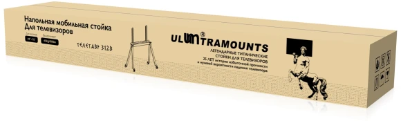 Стойка для телевизора Ultramounts UM312B черный 49"-75" макс.40кг напольный Стойка для телевизора Ultramounts UM312B черный 49"-75" макс.40кг напольный