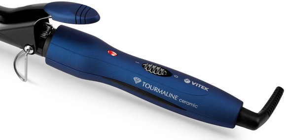 Щипцы Vitek VT-2537 B 45Вт синий макс.темп.:200С покрытие:керамическое (2537-VT-01)