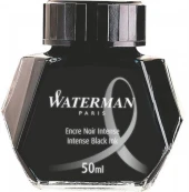 Флакон с чернилами Waterman (S0110710) Intense Black чернила 50мл для ручек перьевых Флакон с чернилами Waterman (S0110710) Intense Black чернила 50мл для ручек перьевых