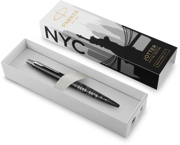 Ручка шариков. Parker Jotter Global Icons SE New York CT K179 (2187554) черн M син. черн. подар.кор.