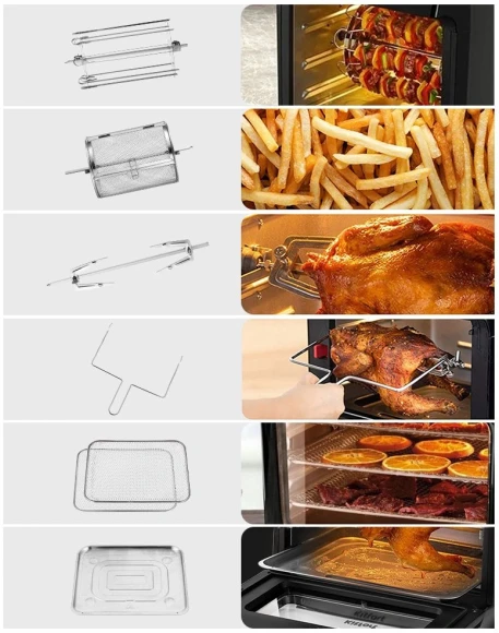 Аэрогриль Kitfort КТ-2236 15л 1800Вт черный Аэрогриль Kitfort КТ-2236 15л 1800Вт черный