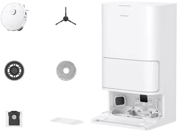 Пылесос-робот Dreame Trouver E30 Ultra 75Вт белый Пылесос-робот Dreame Trouver E30 Ultra 75Вт белый