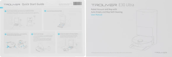 Пылесос-робот Dreame Trouver E30 Ultra 75Вт белый Пылесос-робот Dreame Trouver E30 Ultra 75Вт белый