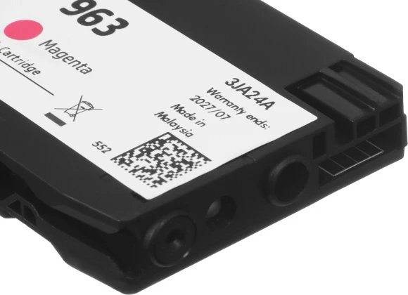 Картридж струйный HP 963 3JA24AE пурпурный (700стр.) для HP OfficeJet Pro 901x/902x HP