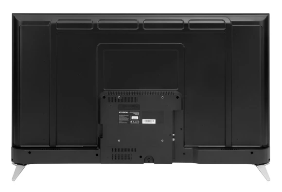 Телевизор QLED Hyundai 55" H-LED55QBU7500 Android TV Frameless черный/серебристый 4K Ultra HD 60Hz DVB-T DVB-T2 DVB-C DVB-S DVB-S2 USB WiFi Smart TV