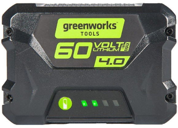 Батарея аккумуляторная Greenworks G60B4 60В 4Ач Li-Ion (2918407) Батарея аккумуляторная Greenworks G60B4 60В 4Ач Li-Ion (2918407)