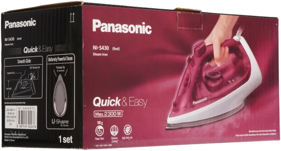 Утюг Panasonic NI-S430RTV 2300Вт красный