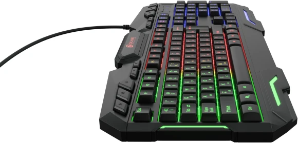 Клавиатура Оклик 700G Dynasty черный USB Multimedia for gamer LED (1061657) кабель 1.6м