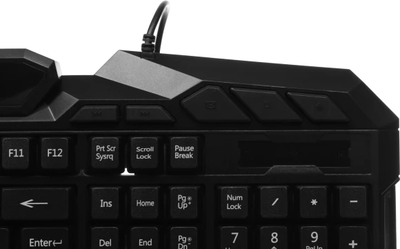 Клавиатура Оклик 700G Dynasty черный USB Multimedia for gamer LED (1061657) кабель 1.6м