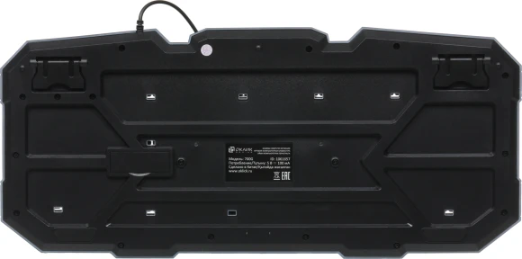 Клавиатура Оклик 700G Dynasty черный USB Multimedia for gamer LED (1061657) кабель 1.6м