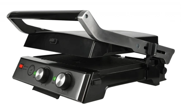 Электрогриль GFGril GF-165 2000Вт черный/серебристый Электрогриль GFGril GF-165 2000Вт черный/серебристый