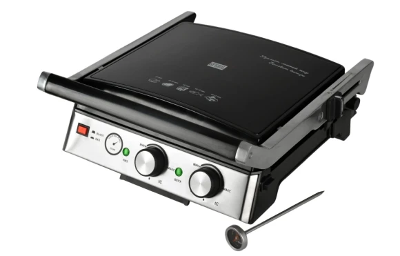 Электрогриль GFGril GF-165 2000Вт черный/серебристый Электрогриль GFGril GF-165 2000Вт черный/серебристый
