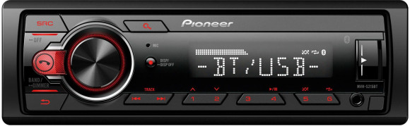 Автомагнитола Pioneer MVH-S215BT 1DIN 4x50Вт 1 RDS