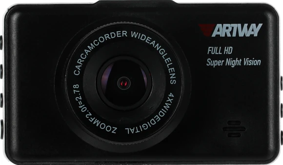 Видеорегистратор Artway AV-396 Super Night Vision черный 2Mpix 1080x1920 1080i 170гр.