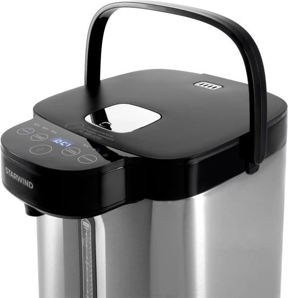 Термопот Starwind STP5751 5.2л. 800Вт серебристый/черный Термопот Starwind STP5751 5.2л. 800Вт серебристый/черный
