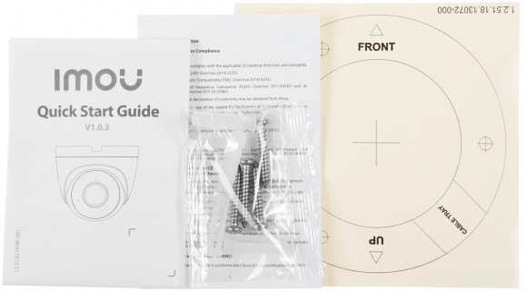 Камера видеонаблюдения IP Imou Turret SE 4MP Wi-Fi 2.8-2.8мм цв. корп.:белый (IPC-T42EP-0280B-IMOU)