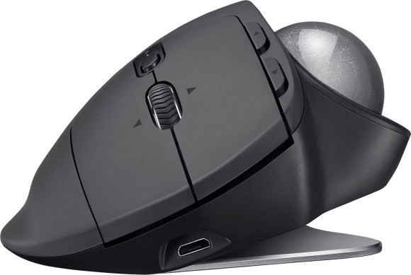 Трекбол Logitech Trackball MX Ergo графитовый оптическая 2048dpi беспров. BT/Radio USB 8but (910-005182)