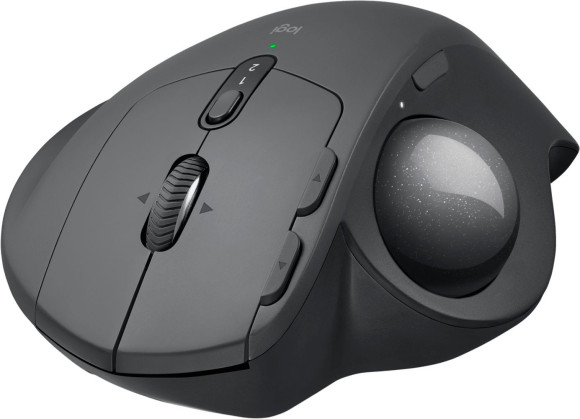 Трекбол Logitech Trackball MX Ergo графитовый оптическая 2048dpi беспров. BT/Radio USB 8but (910-005182)