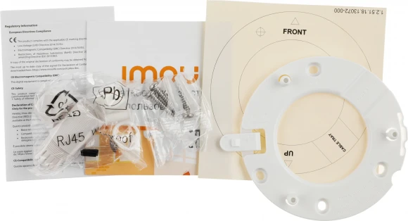 Камера видеонаблюдения IP Imou Turret Wi-Fi 3.6-3.6мм цв. корп.:белый (IPC-T26EP-0360B-IMOU)