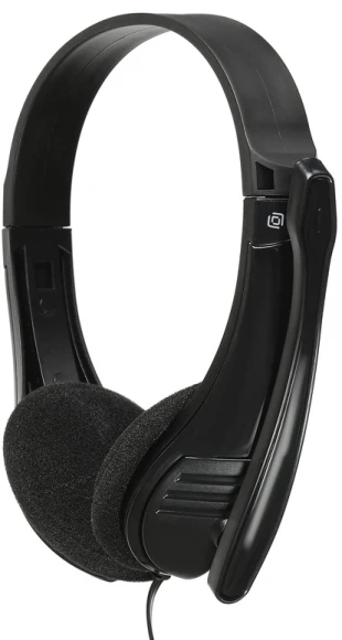 Наушники с микрофоном Оклик HS-M150 черный 2.2м накладные оголовье (428963) Наушники с микрофоном Оклик HS-M150 черный 2.2м накладные оголовье (428963)