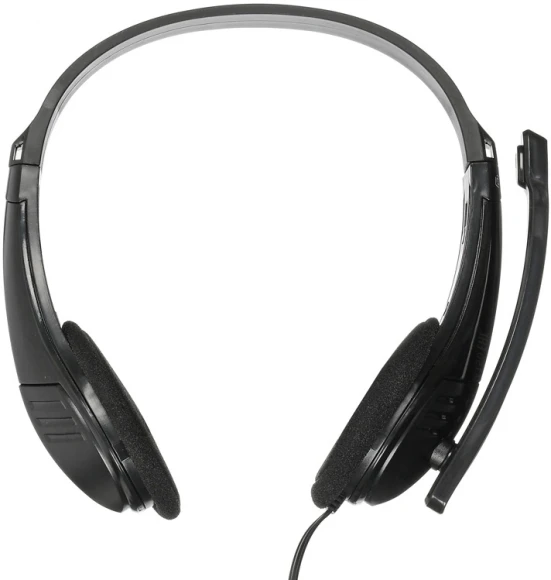 Наушники с микрофоном Оклик HS-M150 черный 2.2м накладные оголовье (428963) Наушники с микрофоном Оклик HS-M150 черный 2.2м накладные оголовье (428963)