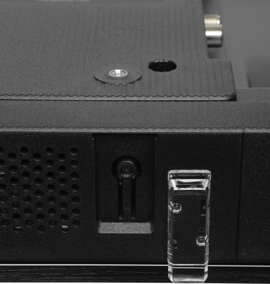 Телевизор LED Hyundai 32" H-LED32BS5011 Google TV Frameless Metal черный/черный HD 60Hz DVB-T DVB-T2 DVB-C DVB-S DVB-S2 USB WiFi Smart TV