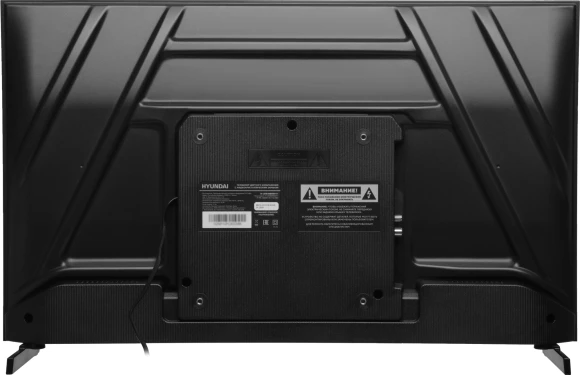 Телевизор LED Hyundai 32" H-LED32BS5011 Google TV Frameless Metal черный/черный HD 60Hz DVB-T DVB-T2 DVB-C DVB-S DVB-S2 USB WiFi Smart TV