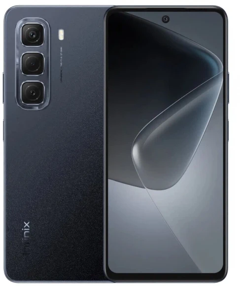 Смартфон Infinix X6882 Hot 50 256Gb 6Gb черный моноблок 3G 4G 2Sim 6.78" 1080x2460 Android 14 50Mpix 802.11 a/b/g/n/ac NFC GPS GSM900/1800 GSM1900 Protect FM A-GPS microSD max2048Gb