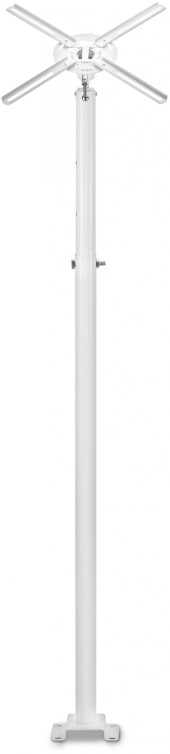 Кронштейн для проектора Buro PR06-W белый макс.20кг потолочный поворот и наклон Кронштейн для проектора Buro PR06-W белый макс.20кг потолочный поворот и наклон