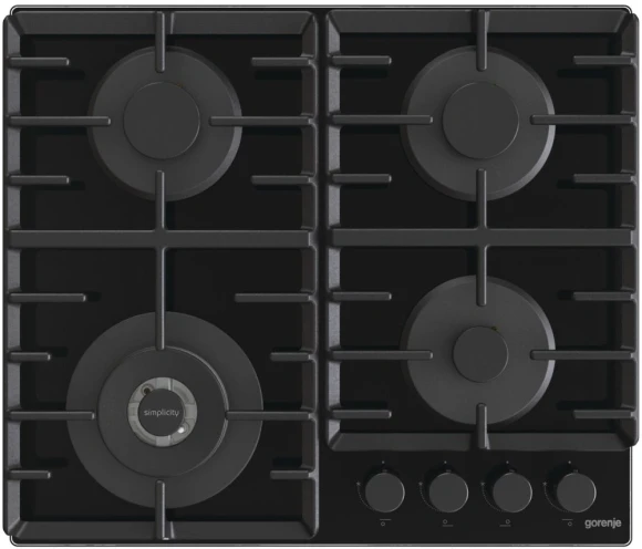 Газовая варочная поверхность Gorenje Simplicity GTW642SYB черный Газовая варочная поверхность Gorenje Simplicity GTW642SYB черный