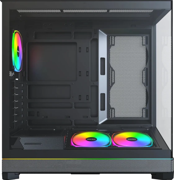 Корпус Montech Sky 3 черный без БП ATX 5x120mm 5x140mm 2xUSB3.0 audio bott PSU