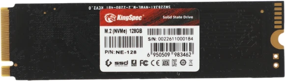 Накопитель SSD Kingspec PCIe 3.0 x4 128GB NE-128 M.2 2280 Накопитель SSD Kingspec PCIe 3.0 x4 128GB NE-128 M.2 2280
