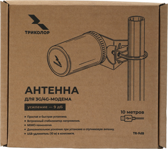 Антенна Триколор TR-9dB 10м (046/91/00053738) Антенна Триколор TR-9dB 10м (046/91/00053738)