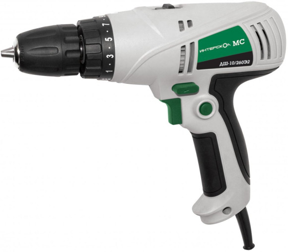 Дрель-шуруповерт Интерскол ДШ-10/260Э2 260Вт патрон:быстрозажимной (211.3.0.30) Дрель-шуруповерт Интерскол ДШ-10/260Э2 260Вт патрон:быстрозажимной (211.3.0.30)