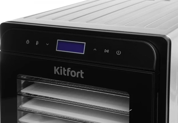 Сушка для фруктов и овощей Kitfort КТ-1934 24под. 700Вт нержавеющая сталь Сушка для фруктов и овощей Kitfort КТ-1934 24под. 700Вт нержавеющая сталь