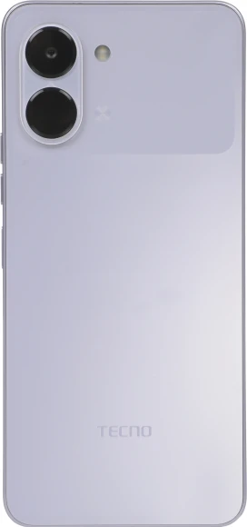 Смартфон Tecno Spark Go 3 64Gb 4Gb фиолетовый моноблок 3G 4G 2Sim 6.75" 720x1600 Android 15 13Mpix 802.11 a/b/g/n/ac GPS GSM900/1800 Protect microSD max1024Gb