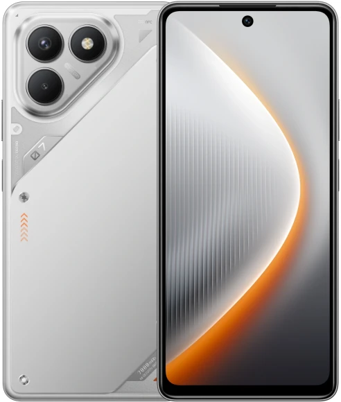 Смартфон Tecno Pova 7 Neo 256Gb 8Gb серебристый моноблок 3G 4G 2Sim 6.8" 1080x2460 Android 14 108Mpix 802.11 a/b/g/n/ac NFC GPS GSM900/1800 Protect FM