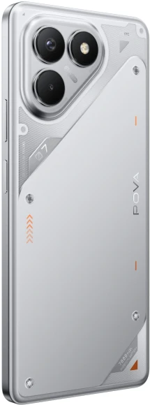 Смартфон Tecno Pova 7 Neo 256Gb 8Gb серебристый моноблок 3G 4G 2Sim 6.8" 1080x2460 Android 14 108Mpix 802.11 a/b/g/n/ac NFC GPS GSM900/1800 Protect FM