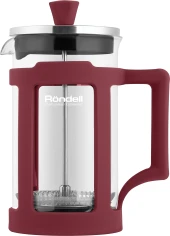Френч-пресс Rondell Stripes RDS-1641 0.6л красный Френч-пресс Rondell Stripes RDS-1641 0.6л красный