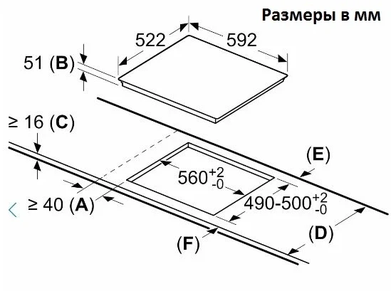 Индукционная варочная поверхность Bosch PUG611AA5E черный