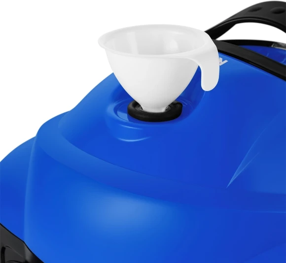 Пароочиститель напольный Kitfort КТ-9220 1300Вт синий/черный