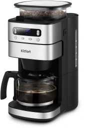 Кофеварка капельная Kitfort КТ-7622 1050Вт оранжевый/черный