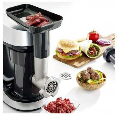 Кухонная машина Moulinex QA51AD10 планетар.вращ. 1100Вт серебристый/черный Кухонная машина Moulinex QA51AD10 планетар.вращ. 1100Вт серебристый/черный