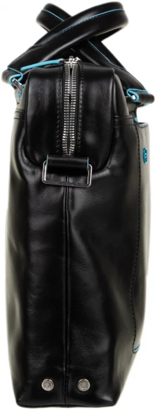 Деловая сумка Piquadro Blue Square CA3335B2/N с отделением для ноутбука 15" черная натур.кожа