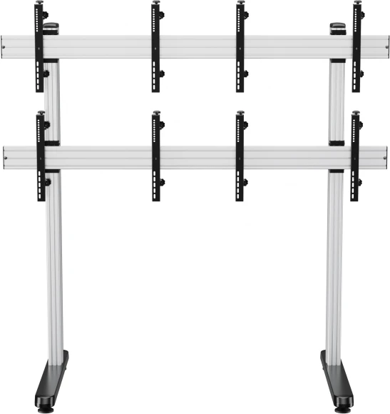 Стойка для телевизора Cactus CS-FS-TV4-PRO черный 45"-55" макс.50кг напольный мобильный