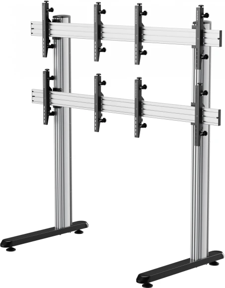 Стойка для телевизора Cactus CS-FS-TV4-PRO черный 45"-55" макс.50кг напольный мобильный