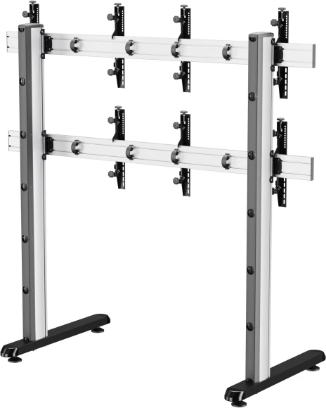 Стойка для телевизора Cactus CS-FS-TV4-PRO черный 45"-55" макс.50кг напольный мобильный