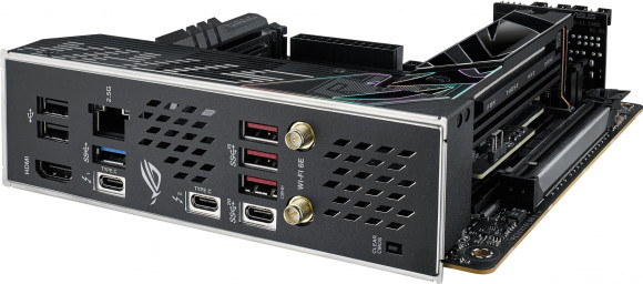 Материнская плата Asus ROG STRIX Z790-I GAMING WIFI Soc-1700 Intel Z790 2xDDR5 mini-ITX AC`97 8ch(7.1) 2.5Gg RAID+HDMI Материнская плата Asus ROG STRIX Z790-I GAMING WIFI Soc-1700 Intel Z790 2xDDR5 mini-ITX AC`97 8ch(7.1) 2.5Gg RAID+HDMI